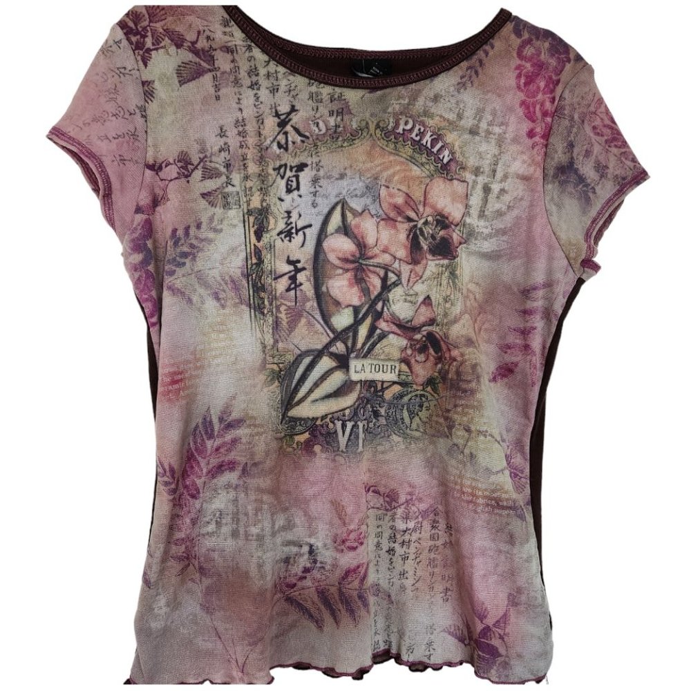 🔥🔥New Directions Floral Top, Size Large🔥🔥